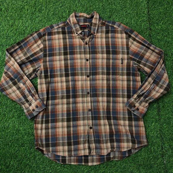 Wolverine Other - Plaid Wolverine Workwear Flannel Front Pocket Long Sleeve
